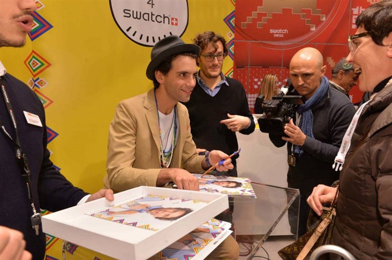 Mika Swatch Signing